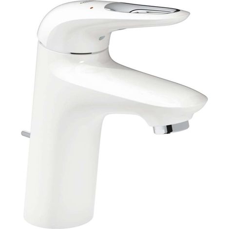 Miscelatore monocomando lavabo EUROSTYLE DN 15, misura S, leva aperta in metallo cromato GROHE (1/5)