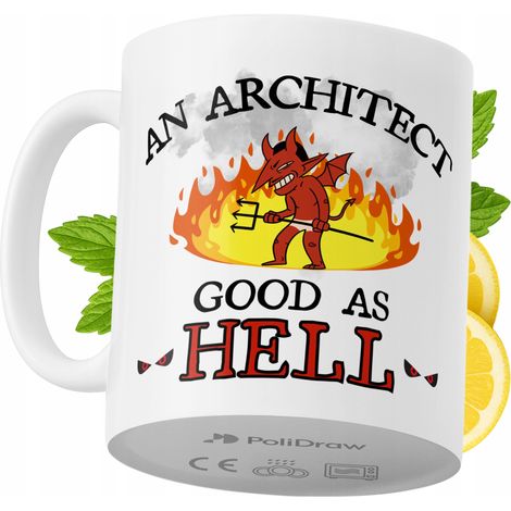 Lustiger Kaffee- oder Teebecher für Architekten mit witzigem Textdesign – ideal für Geburtstage, Namenstage, Feiertage und besondere Anlässe. Hochwertiger Becher für Zuhause, Büro und Arbeit. Farbe: W
