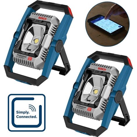 Bosch GLI 18V1900C 18v LED Cordless Floodlight Site Light Bluetooth 2 0601446501