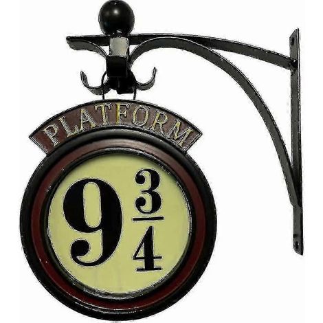 Veilleuse murale Harry Potter 2025 de 24,8 cm (9 3/4 pouces), support mural en métal - Un cadeau pour le 20e anniversaire des films Harry Potter. (1/5)