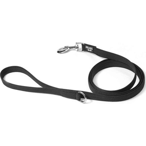 Julius K9 Trainingsleine Schwarz und Grau 10 Meter
