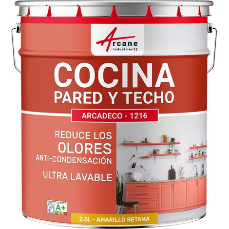 Pintura lavable para cocina: para paredes y techos de cocina - ARCADECO - 1216
