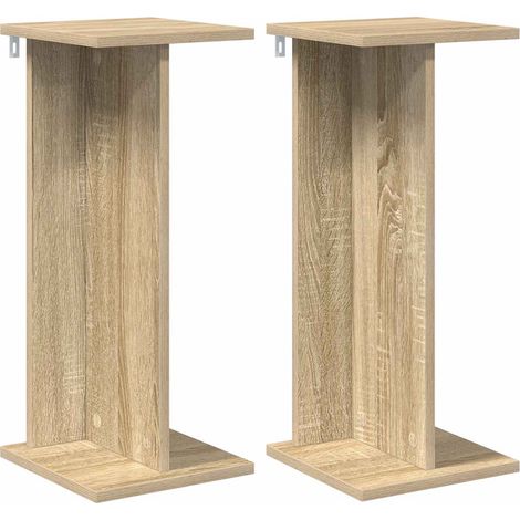 vidaXL Plant Stand 2 pcs Sonoma Oak 25 x 25.5 x 60.5 cm (1/4)