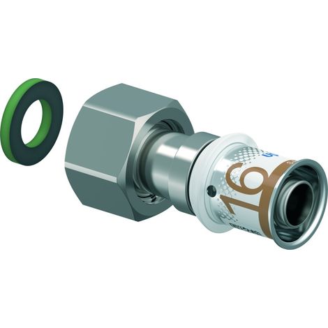 Raccord à sertir droit écrou libre S-PRESS Femelle 2"-50 UPONOR FRANCE 1046939 (1/3)