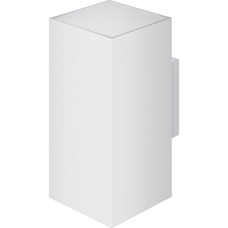 SUNSET SQ 16 - Proiettore LED da parete quadrato 16W IP65 con tecnologia Switch CCT 2700K/3200K/4000K Bianco Opaco - Beneito & Faure