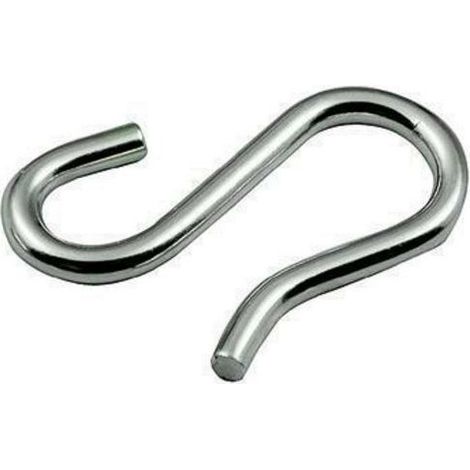 Vigor-Blinky Gancetti per Scorrevoli a V in Ottone Nichelato 500 Pezzi Giganti colore Argento