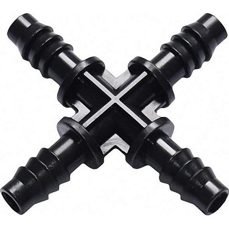 Connecteur de tuyau d'arrosage, connecteur croisé à 4 voies, inverseur 8/11, accessoires de dérivation croisée (1/5)