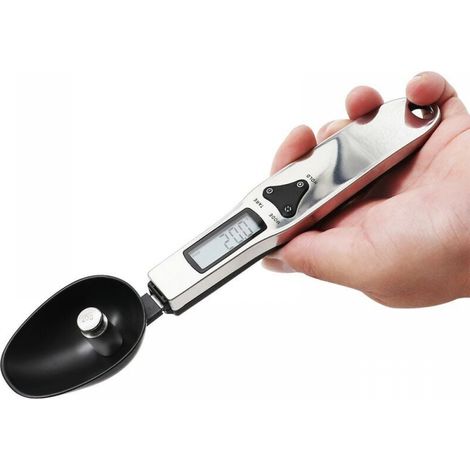 Küchenwaage, 500 g/0,1 g, präzise elektronische digitale, austauschbare Löffel (1/4)