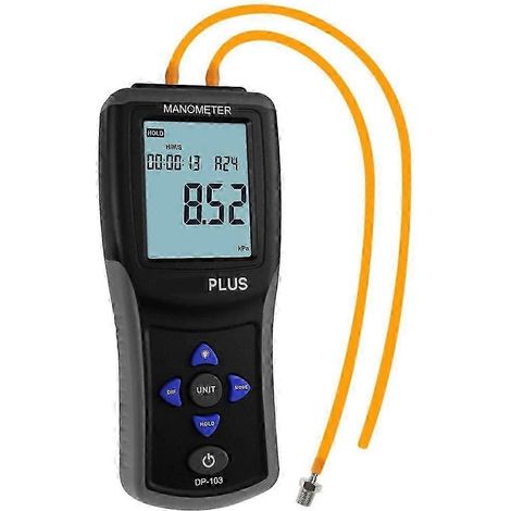 Manomètre différentiel électronique portable numérique de haute qualité avec écran rétroéclairé. (1/5)