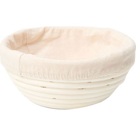 PATISSE - BANNETON OSIER ROND 25CM AVEC TOILE COTON