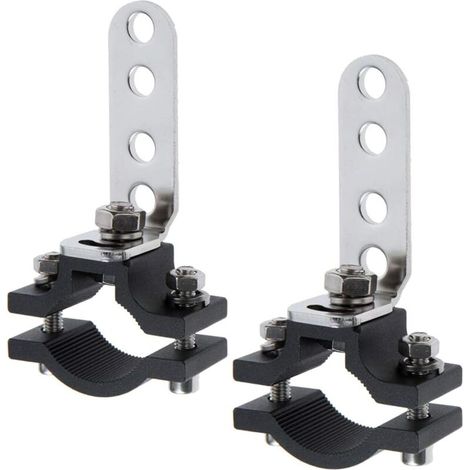 Support de Montage de Lumière Travail 22-32mm Universelle,Support de Phare Moto,Supports de fixation de lampe de fourche avant (2 Pièces) (1/4)