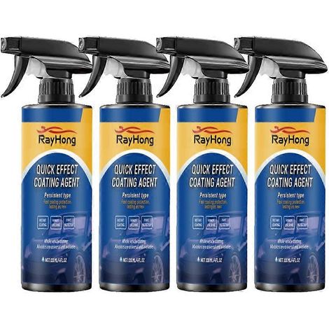 Spray de revêtement pour voitures neuves 2025, agent de revêtement multifonctionnel 3 en 1 à effet rapide, format : 4 pièces (1/4)