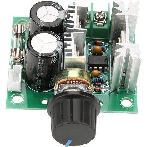 12V-40V 10A PWM-Gleichstrommotor-Drehzahlregler-Modul mit stufenloser Drehzahlregelung (1/5)