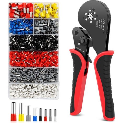 Crimping Pliers 0.08-16mm² Cable Ends Electric Lug Wire Lugs Electricians (1/5)