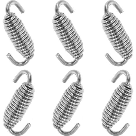 Ressorts D'échappement pour Moto en Acier Inoxydable, Lot de 6 Pièces, Ressorts de Traction Robustes pour Systèmes Échappement Moto (1/5)