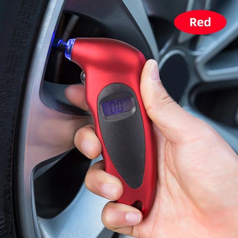 Manomètre de pression des pneus Sikeo 0-150 PSI, rétroéclairage, haute précision, numérique, pour la surveillance de la pression des pneus de voiture