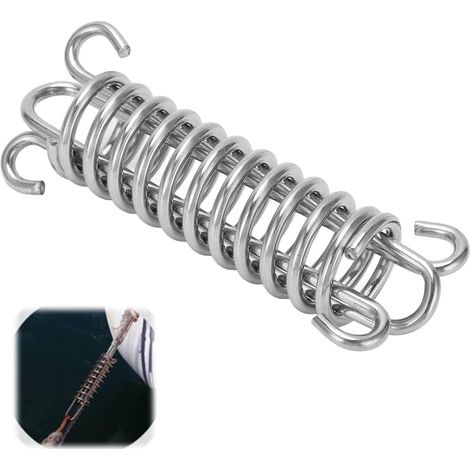 1 Amortisseur De Ressort, Acier Inoxydable, Double Crochet, 113mm, Pour Bateau Yacht (1/5)