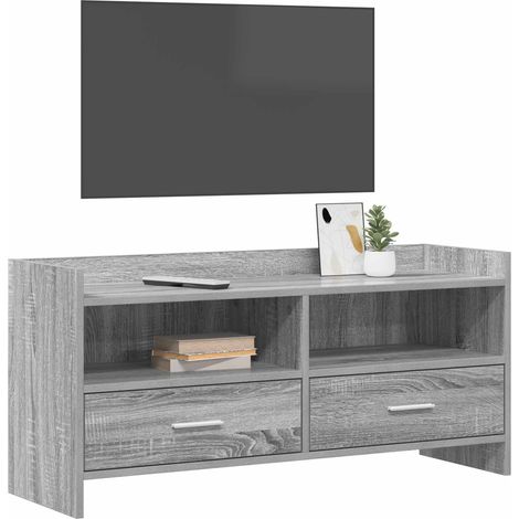 Mobile TV  Armadietto TV  Mobile Porta TV 100 x 33 x 47 cm Sonoma grigio Legno ingegnerizzato (1/5)
