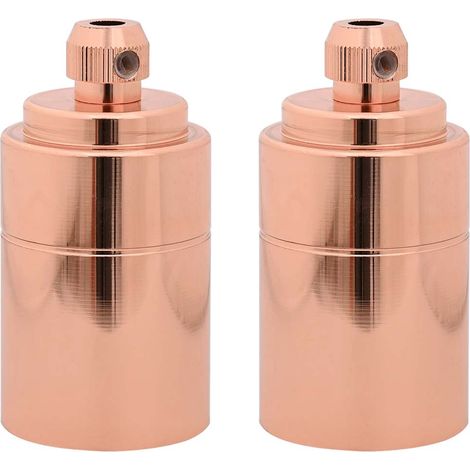 Douilles de lampe 2 pcs bronze or rose E27