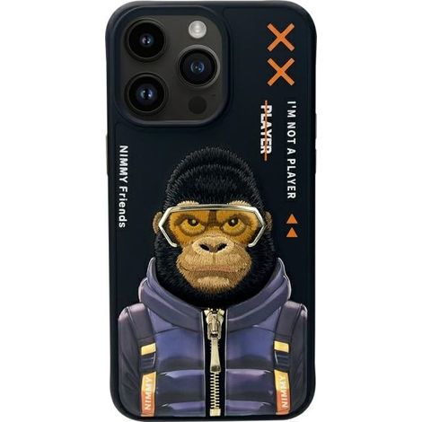 Custodia per iPhone 15 Pro Nimmy Cool&Cute 2.0 Nera (1/5)