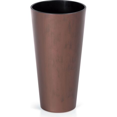 Blumentopf mit Einsatz TUBUS Slim Corten 400x762 mm, Kupferoptik