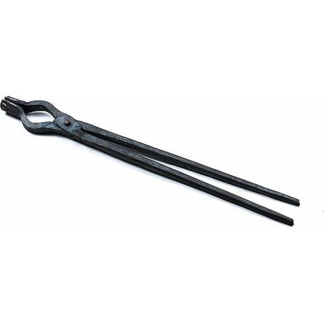 Rowoythk – 460 mm Schmiedezwinge – Geschmiedeter Stahl für heißes Metall – Flache Backen für präzises Schneiden – Werkzeug für professionelle Schmiede