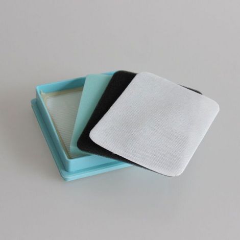 Filtre Aspirateur - Compatible Philips PowerPro - Filtration Poussières Fines - Pack De 4 (1/4)