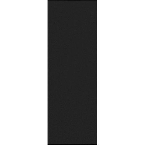 Tapis d'entrée rectangulaire moderne 120 x 350 cm antidérapant ambiance cosy en polyamide noir (1/5)