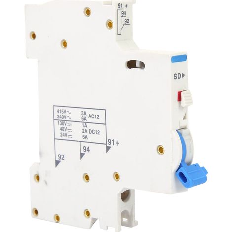 Disjoncteur NXB avec alarme de déclenchement, accessoire de sécurité pour tableau électrique domestique, interrupteur de signalisation de défaut (1/5)