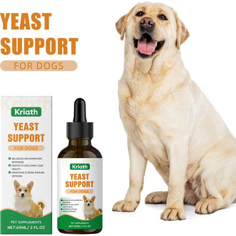 Sanfte Hautpflege-Tropfen für Hunde, die Haut und Fell Ihres Hundes pflegen und schonend behandeln. Orale Tropfen – 60 ml -- DE (1/5)