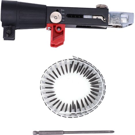 Adaptateur automatique pour clous de chaîne, perceuse électrique, outil de serrage de vis pour le travail du bois (1/5)