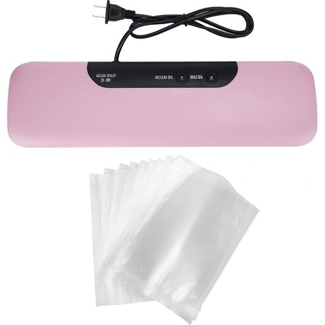 Tragbares De-Mise-Sous-Vide-Gerät, 100 W, Saugleistung 60 kPa, Preis US 110 V, Rose (1/5)