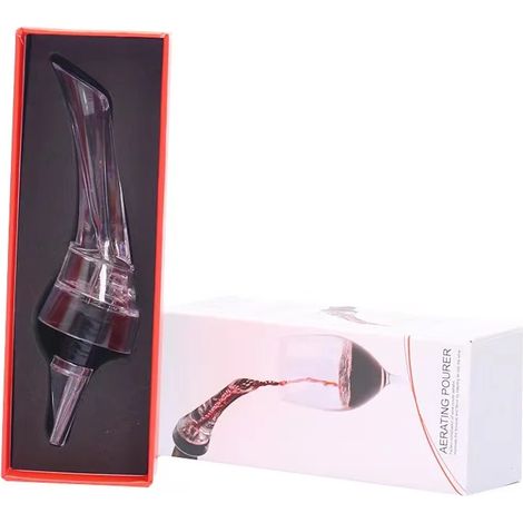 Aérateur pour carafe à vin rouge Bernoulli Air Magic, aérateur pour vin rouge, blanc et whisky, équipement de carafe rapide et accessoires de bar (1/5)