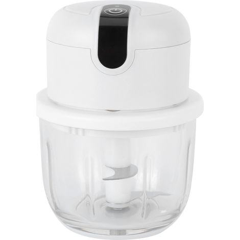 Elektrischer 350-ml-Knoblauchzerkleinerer mit USB-Ladefunktion, wiederaufladbar, Fleischwolf für die Küche (1/5)