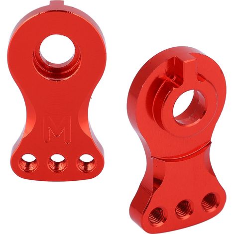 23T Puffer-Metall-Stahl-Ringzahnradarm für 1/10 1/8 RC-Fahrzeuge (M-Modell) (N10227R Rot) (1/5)