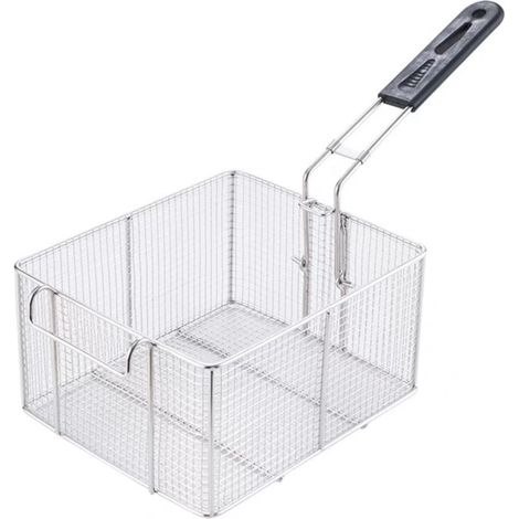 Panier à friture en acier inoxydable 81, poêle à frire, grille de friture électrique, cadre à friture, filet filtrant, passoire à friture, friteuse professionnelle (1/5)
