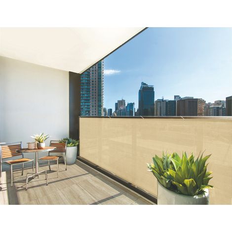 Confine TELO FRANGIVISTA PER BALCONE mt. 6x0,9 h Col. Beige