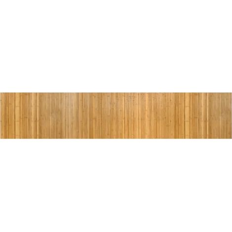 Tapis rectangulaire naturel 60x300 cm bambou (1/5)