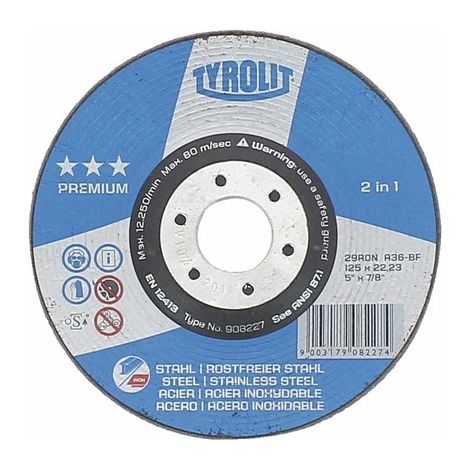 Disque à surfacer Rondeller Premium Ø125mm - grain 60