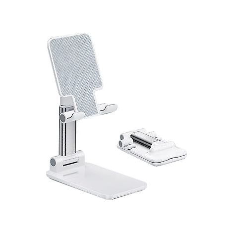 Faltbarer Handyhalter, höhen- und winkelverstellbare Tischhalterung für Tablets