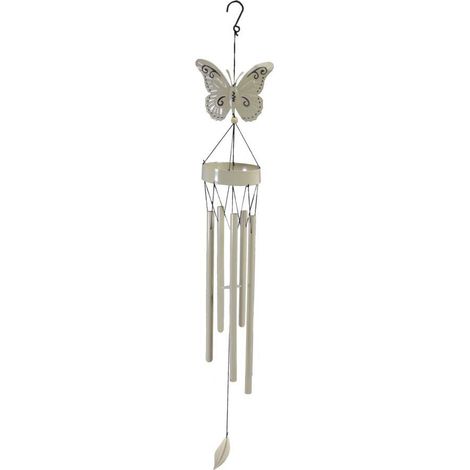 Campanello metallo farfalla cm 15
