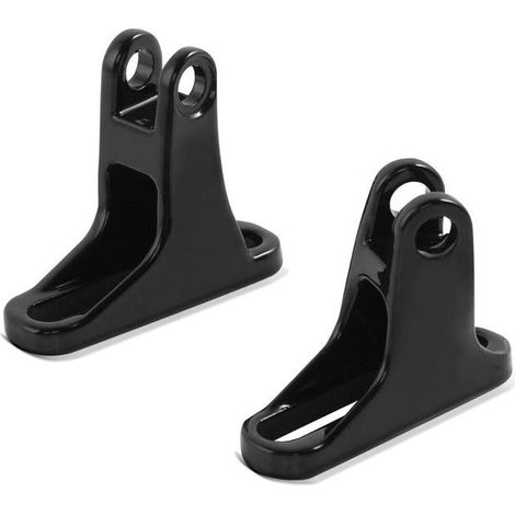 Unterstützung für Fußstütze des Beifahrers für Harley Davidson Touring 93-25 Craftride schwarz (1/4)
