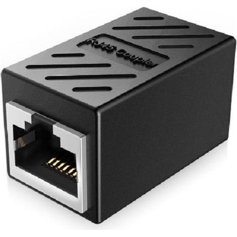 - Répartiteur de câble Internet - 1 vers 1 - Adaptateur réseau - Connecteur Ethernet (1/2)