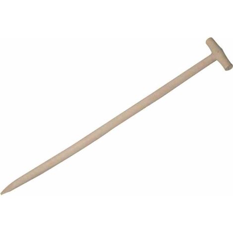 Spatenstiel gebogen 90cm, Eschenholzstiel