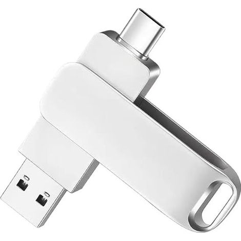 Clé USB 256 Go portable, stockage externe compatible iPhone et Android, mémoire flash USB haute capacité (1/2)