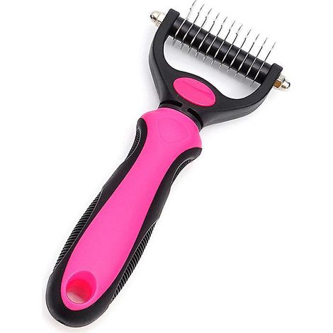 brosse Sous-poil Pour Chiens Et Chats Avec Poils Moyens  Longs  Brosse Sous-poil Pour Sous-poil Contre L'enchevtrement (1/5)