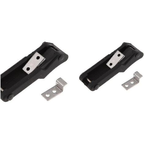 Wabjtam Loquet à poignée en T en caoutchouc flexible, attelage en plastique marin avec loquet extractible, loquet en caoutchouc absorbant les chocs (noir) (1 paire) (1/5)