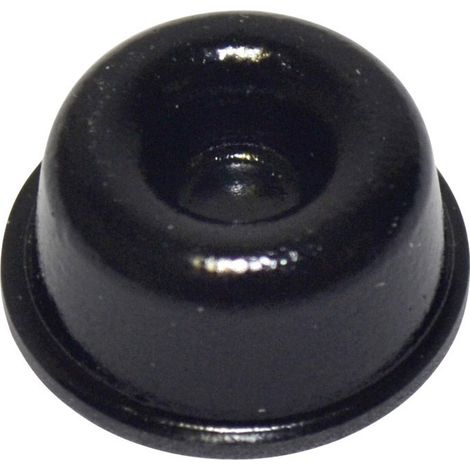 TOOLCRAFT PD2210SW Gerätefuß selbstklebend, rund Schwarz (Ø x H) 22.3 mm x 10.1 mm 1 St.
