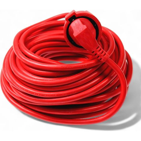 Prolunga elettroutensili da giardino 25 metri con cavo doppio isolamento spina e presa schuko protezione bambini (1/2)