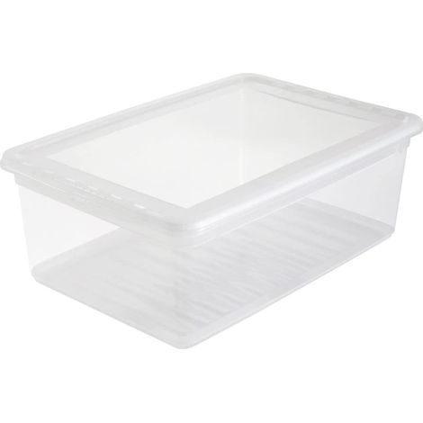 Cajas de almacenaje, Natural Transparente, 39 x 26.5 x 14 cm (1/5)